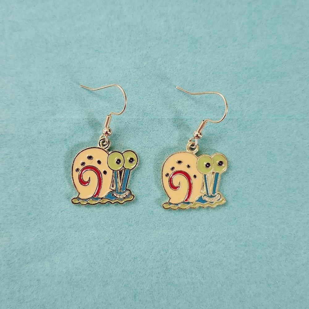 🔮3/$15 SpongeBob's Pet Snail Gary Earrings